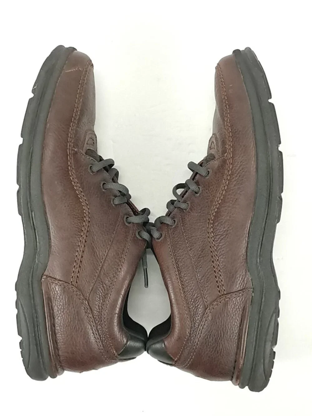 Rockport World Tour Walking Shoes Men 11 W WIDE Brown Leather Oxfords MWT11